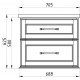 Подстолье ASB-Woodline Венеция 70