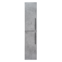 Шкаф - пенал Brevita Rock - 35 подвесной левый (светло-серый)