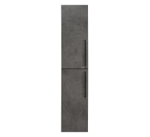 Шкаф - пенал Brevita Rock - 35 подвесной левый (темно-серый)