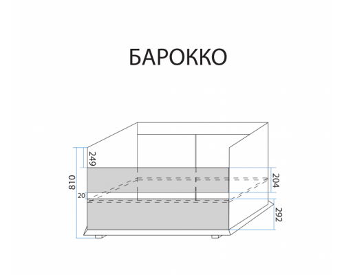 Тумба под раковину Misty Барокко 120 Тумба с 3 ящ бежевая патина Л-Бар01120-0333Я