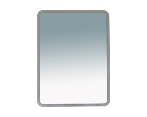 Зеркало Misty 3 Неон - Зеркало LED600х800 клавишный выключатель (с круглыми углами) П-Нео060080-3ПРКВКУ