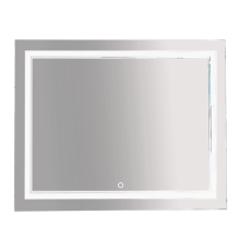 Зеркало Misty 2 Неон - Зеркало LED 1000х800 сенсор на зеркале (двойная подсветка)