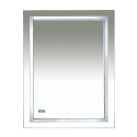 Зеркало Misty 2 Неон - Зеркало LED600х800 сенсор на зеркале + часы (двойная подсветка)