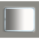 Зеркало Misty 3 Неон - Зеркало LED 1000х800 сенсор на корпусе (с круглыми углами)
