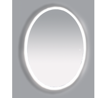 Зеркало Misty 4 Неон - Зеркало LED600х800 сенсор на зеркале(овальное) П-Нео060080-4ОВСНЗ