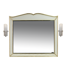 Зеркало Misty Анжелика 100 бежевое сусальное золото Л-Анж02100-381Св