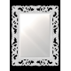 Зеркало Misty Аврора R.1021.BA.ZF.col 131 Зеркало 750х970 (белый, прямоугольное)