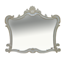 Зеркало Misty Bianco 100 белое сусальное золото Л-Бья02100-391