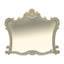 Зеркало Misty Bianco 100 бежевое сусальное золото Л-Бья02100-381