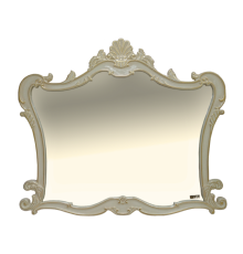 Зеркало Misty Bianco 120 бежевое сусальное золото Л-Бья02120-381