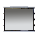 Зеркало Misty Чикаго-100 Зеркало чёрно-белое со светом Л-Чик02100-241Св