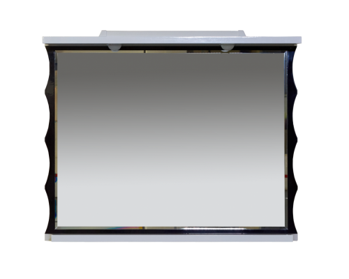 Зеркало Misty Чикаго-100 Зеркало чёрно-белое со светом Л-Чик02100-241Св