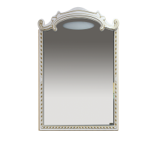 Зеркало Misty Элис - 80 Зеркало белая.патина/стекло Л-Эли02080-013