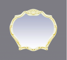 Зеркало Misty Tiffany 100 бежевое сусальное золото Л-Тиф02100-381