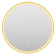 Зеркало Brevita Pluto - 600x600 (золото)