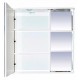 Зеркальный шкаф Misty Венера- 80 Зеркало-шкаф лев. со светом белое П-Внр04080-01СвЛ