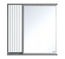 Зеркальный шкаф Brevita Balaton - 80 левый (комбинированный)
