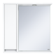 Зеркальный шкаф Misty Алиса - 75 белый левый Э-Али04075-01Л
