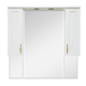 Зеркальный шкаф Misty Амбра - 100 белый П-Амб02100-0122Я