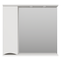 Зеркальный шкаф Misty Атлантик - 80 левый (белый) П-Атл-4080-010Л