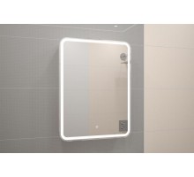 Зеркальный шкаф Misty Элиот - 600х800 левый LED с розеткой МВК017