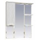 Зеркальный шкаф Misty Лорд - 85 зеркало-шкаф (свет) лев.(белая пленка ) П-Лрд04085-012СвЛ