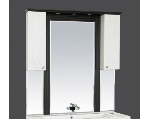 Зеркальный шкаф Misty Марсель 120 венге/белый П-Мрс02120-252