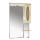 Зеркальный шкаф Misty Монако - 70 Зеркало - шкаф прав. беж. патина/стекло Л-Мнк02070-033П