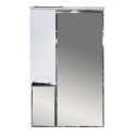 Зеркальный шкаф Misty Орхидея - 65 со светом белый левый П-Жас02065-011СвЛ
