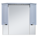 Зеркальный шкаф Misty Терра - 110 серый П-Тер02110-0501