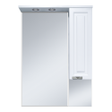 Зеркальный шкаф Misty Терра - 70 белый правый П-Тер02070-011П