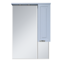 Зеркальный шкаф Misty Терра - 70 серый правый П-Тер02070-0501П