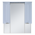 Зеркальный шкаф Misty Терра - 90 серый П-Тер02090-0501