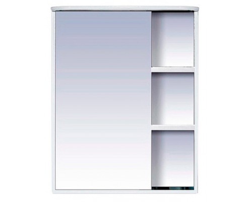 Зеркальный шкаф Misty Венера - 55 Зеркало-шкаф лев. со светом белое П-Внр04055-01СвЛ