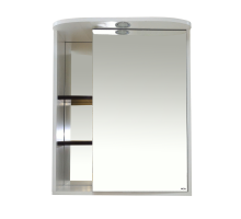 Зеркальный шкаф Misty Венера - 55 Зеркало-шкаф прав. со светом комбинированное П-Внр04055-25СвП