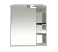 Зеркальный шкаф Misty Венера- 70 Зеркало-шкаф лев. со светом комбинированное П-Внр04070-25СвЛ