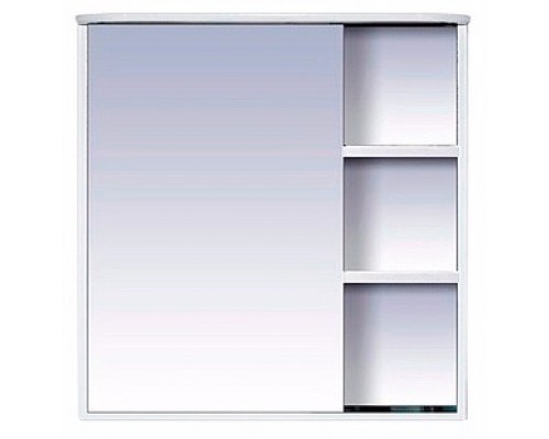 Зеркальный шкаф Misty Венера- 80 Зеркало-шкаф лев. со светом белое П-Внр04080-01СвЛ