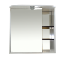 Зеркальный шкаф Misty Венера- 80 Зеркало-шкаф лев. со светом комб. П-Внр04080-25СвЛ