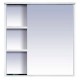 Зеркальный шкаф Misty Венера- 80 Зеркало-шкаф прав. со светом белое П-Внр04080-01СвП