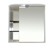 Зеркальный шкаф Misty Венера- 80 Зеркало-шкаф прав. со светом комбинированное П-Внр04080-25СвП