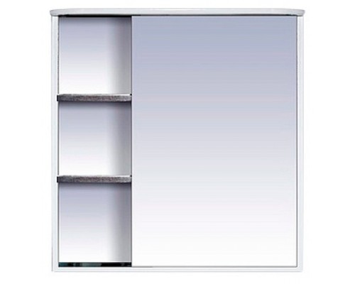 Зеркальный шкаф Misty Венера- 80 Зеркало-шкаф прав. со светом комбинированное П-Внр04080-25СвП