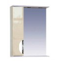 Зеркальный шкаф Misty Жасмин - 55 Зеркало - шкаф L бежевый П-Жас02055-031СвЛ