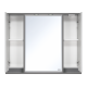 Зеркальный шкаф Brevita Balaton - 100 (комбинированный)