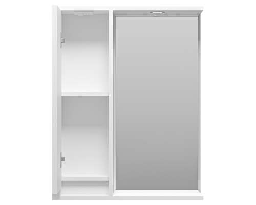 Зеркальный шкаф Brevita Balaton - 65 левый (белый)