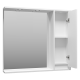 Зеркальный шкаф Brevita Balaton - 90 правый (белый)