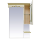 Зеркальный шкаф Misty Монако - 70 Зеркало - шкаф прав. беж. патина/стекло Л-Мнк02070-033П