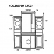 Зеркальный шкаф Misty Olimpia Lux 75 L Л-Олл04075-033СвЛ