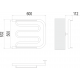 Полотенцесушитель Terminus Фокстрот (1")500х600