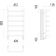 Полотенцесушитель Terminus Стандарт П6 400х600