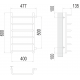 Полотенцесушитель Terminus Стандарт П6 400х600 бп500